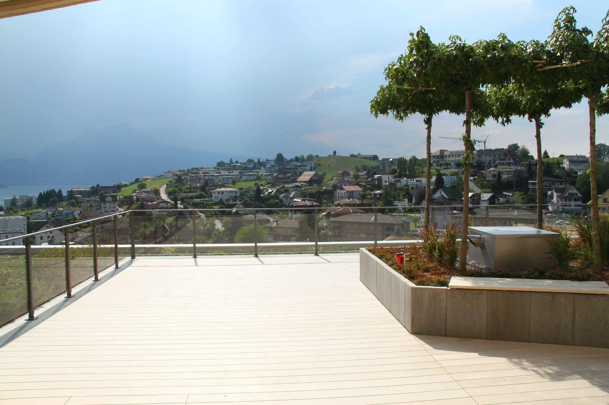 Alpenblick Weggis - Panorama & Alpen Chic Hotel Bagian luar foto